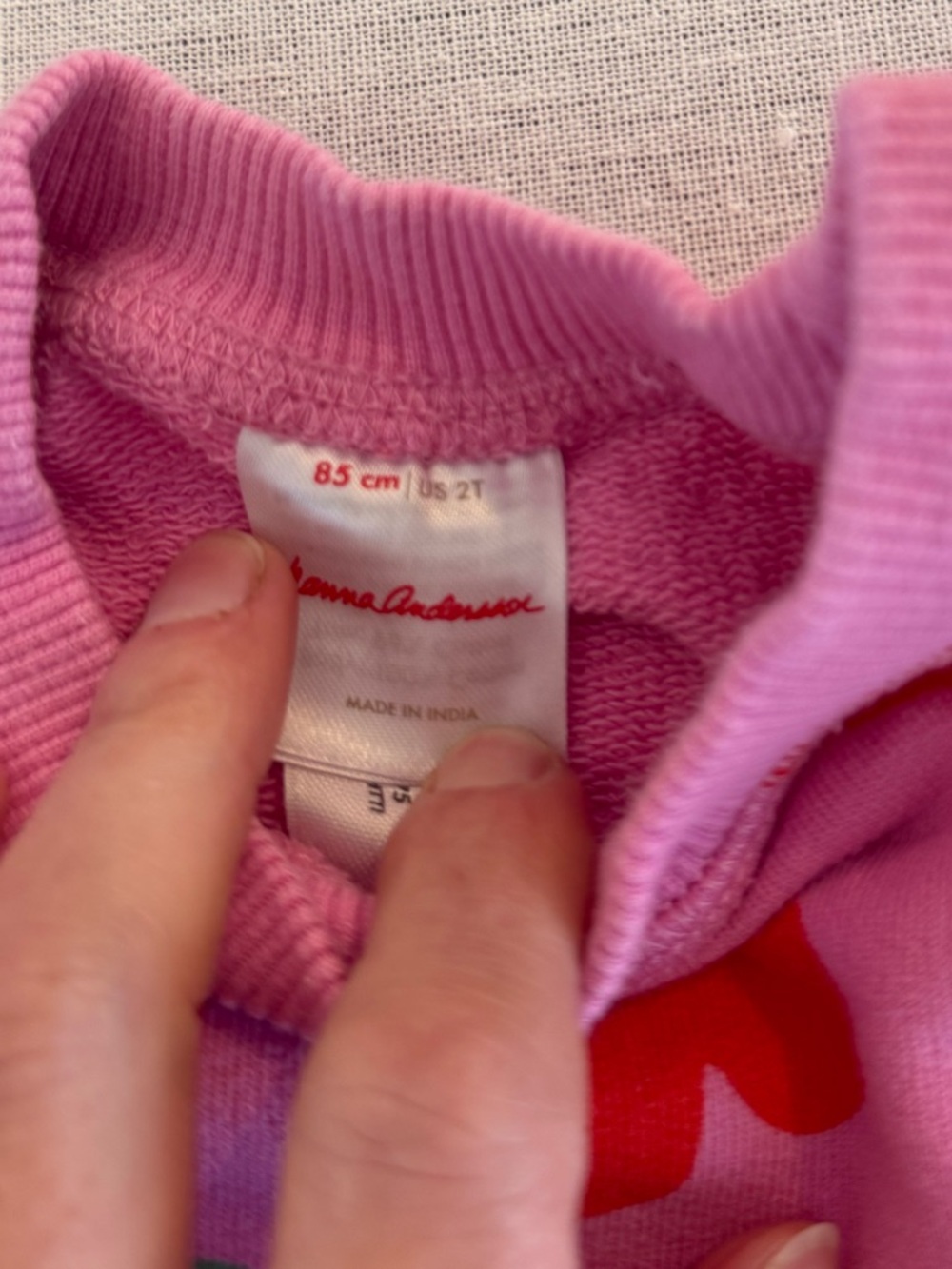 Hanna Andersson French Terry Sweatshirt - Picture 3 of 3